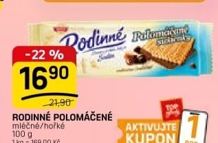 Sušenky Rodinné polomáčené Sedita
