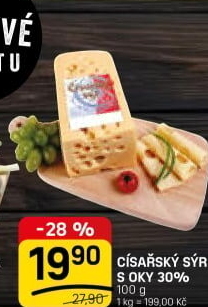 Sýr Císářský 30% Madeta