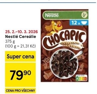 Cereálie Nestlé