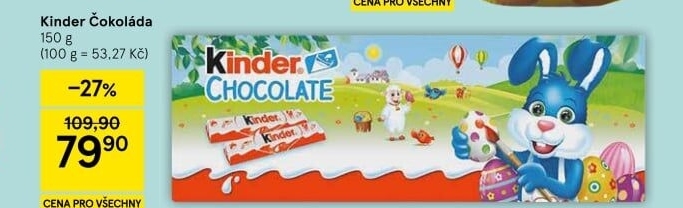 Čokoládky velikonoční Kinder