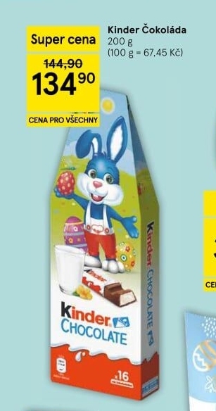 Čokoládky velikonoční Kinder