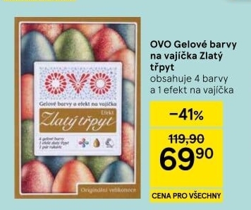 Gelová barva na vajíčka s efektem OVO