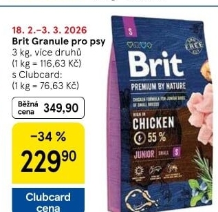 Granule pro psy Brit Premium by Nature