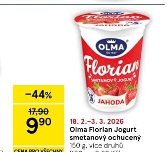 Jogurt smetanový Florian Olma