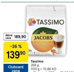 Kapsle Tassimo Jacobs