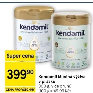 Kojenecká výživa Kendamil