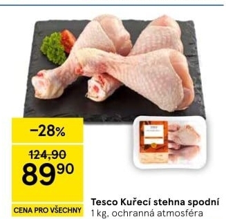 Kuřecí stehna Tesco