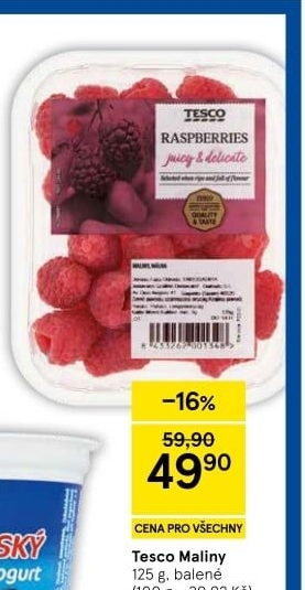 Maliny Tesco