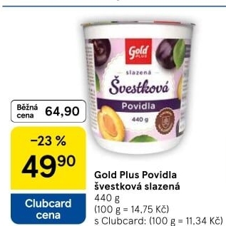 Povidla Gold Plus