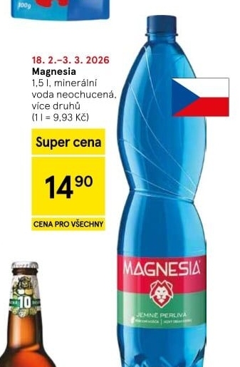 Přírodní voda Magnesia