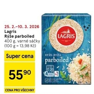 Rýže parboiled Lagris