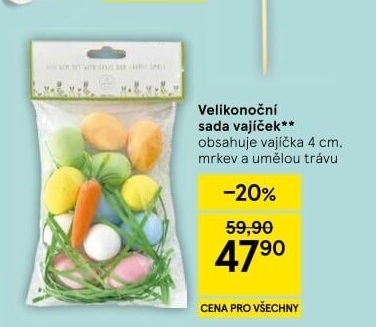 Sada velikonočních dekorací