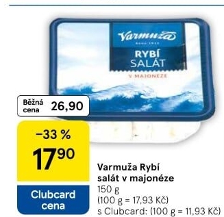 Salát rybí v majonéze Varmuža