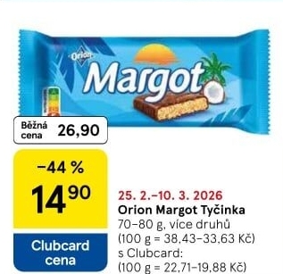 Tyčinka Margot Orion