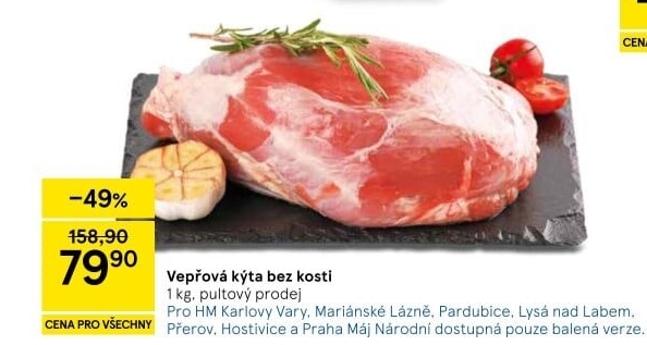 Vepřová kýta bez kosti