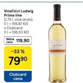 Vína Prime Line Vinařství Ludwig