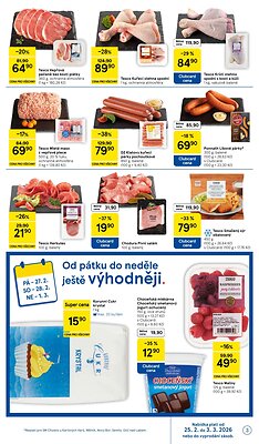 akční leták Tesco 25.2.2026-3.3.2026