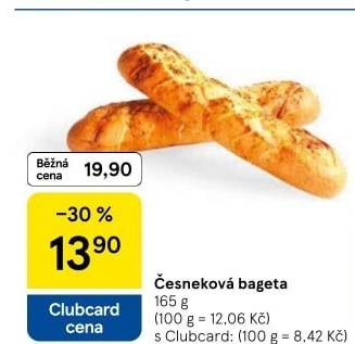 Bageta česneková
