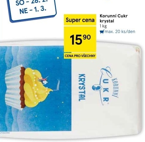 Cukr krystal Korunní