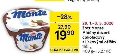 Dezert Monte Zott