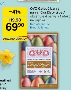 Gelová barva na vajíčka s efektem OVO