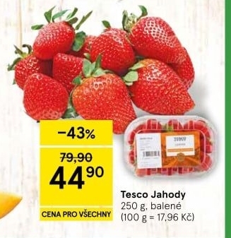 Jahody Tesco