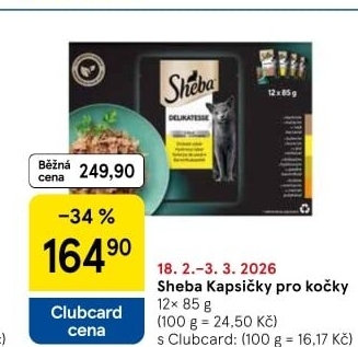 Kapsičky pro kočky Sheba