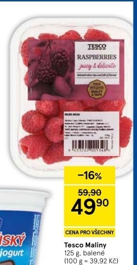 Maliny Tesco