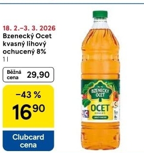 Ocet kvasný lihový Bzenecký