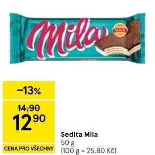 Oplatky Mila Sedita