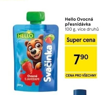 Ovocná kapsička Hello