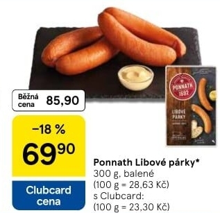 Párky libové Ponnath