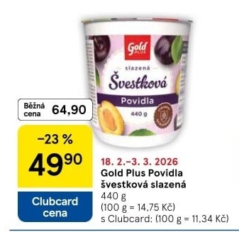 Povidla Gold Plus