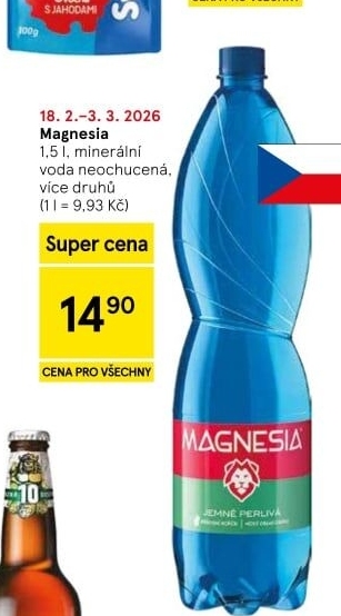 Přírodní voda Magnesia