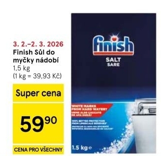 Sůl do myčky Finish