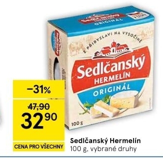 Sýr Hermelín Sedlčanský