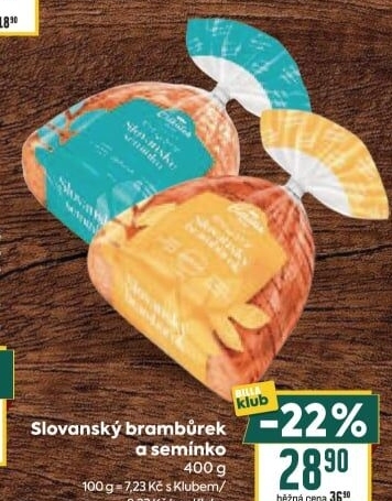 Chléb Slovanský brambůrek Odkolek