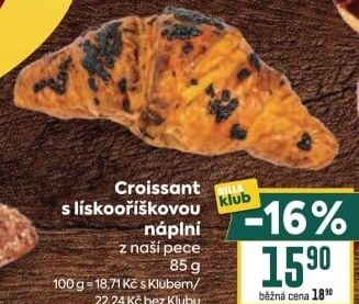 Croissant s náplní