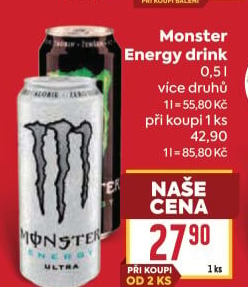 Energetický nápoj Monster Energy