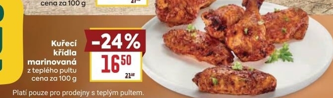 Kuřecí křídla pečená marinovaná