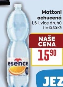Ochucená voda Mattoni