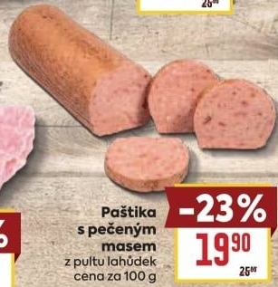 Paštika s pečeným masem