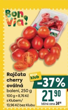 Rajčata cherry Billa Bonvia