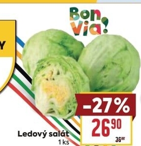 Salát ledový Billa Bonvia