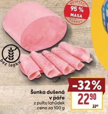 Šunka dušená