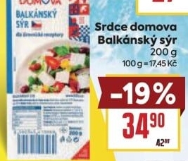 Sýr balkánský Srdce Domova