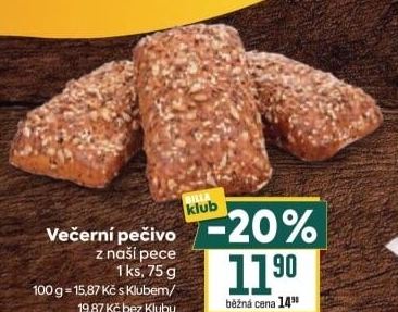 Večerní pečivo
