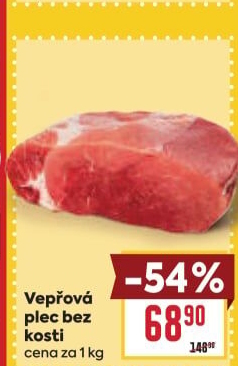 Vepřová plec bez kosti