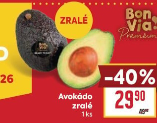Avokádo Billa Bonvia Premium
