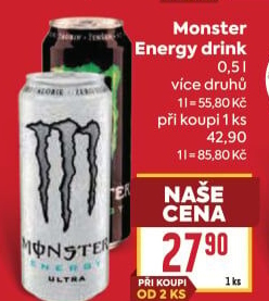 Energetický nápoj Monster Energy